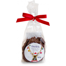 chocoladevervanger KERSTFIGUREN van metaX 48%+ cacao