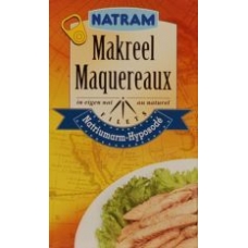 vis conserven, makreelfilets op eigen nat (125 gr.) MINDER ZOUT, OP BESTELLING