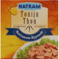 vis conserven, tonijn op eigen nat (100 gr.) MINDER ZOUT